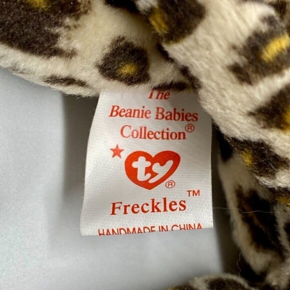 Ty Beanie Baby Original Freckles Retired PVC Pellets No Hang Tag Vintage EUC - Picture 6 of 8